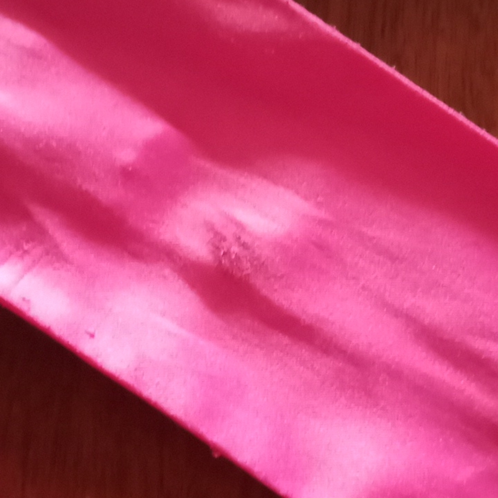 Express Satin Wrap Blouse in Bright Pink - Picture 12 of 12